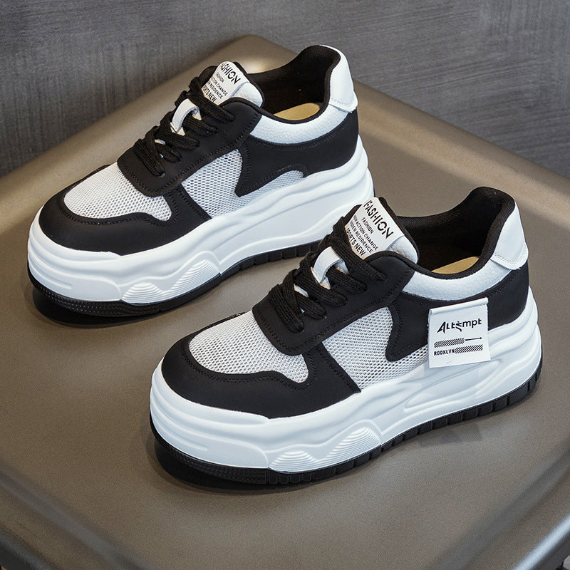Women's Height Increasing Insole Small Summer Mesh Men's Shoes