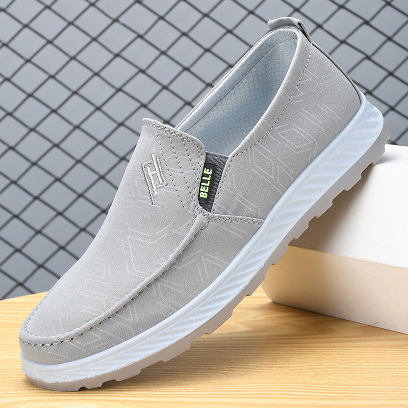 Men's Old Cloth Breathable One Pedal Soft Canvas Shoes