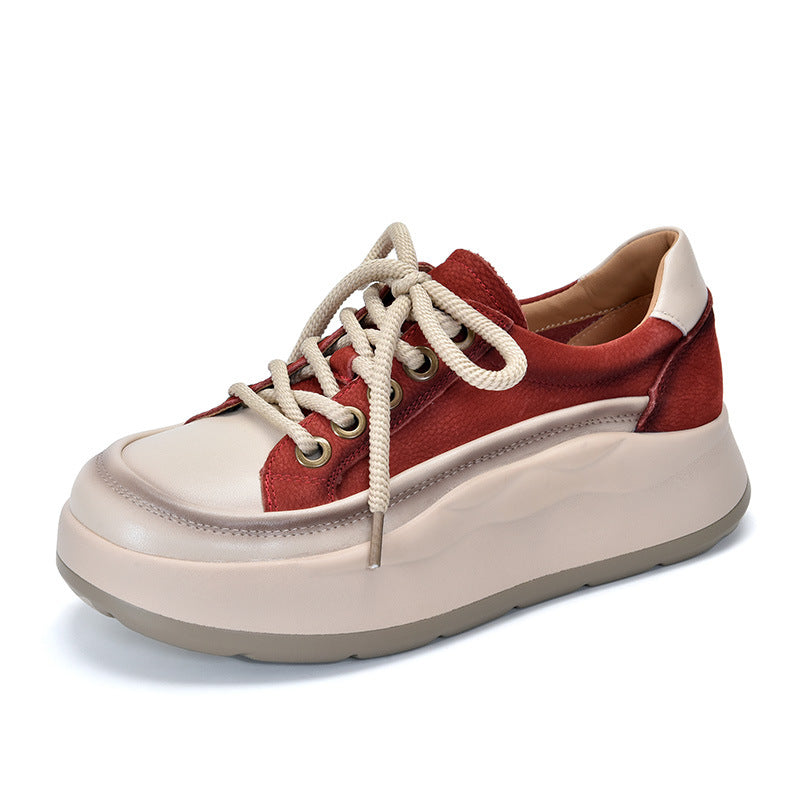 Women's Activity Price Top Layer Cowhide Light Casual Shoes