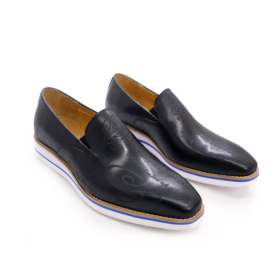 Men's Fashion Comfortable Flats Handmade Classic Office Leather Shoes