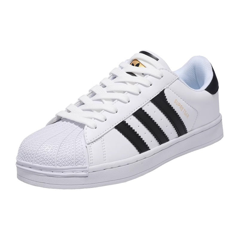 Foundation Unisex Shell Toe Genuine Three-bar Sneakers