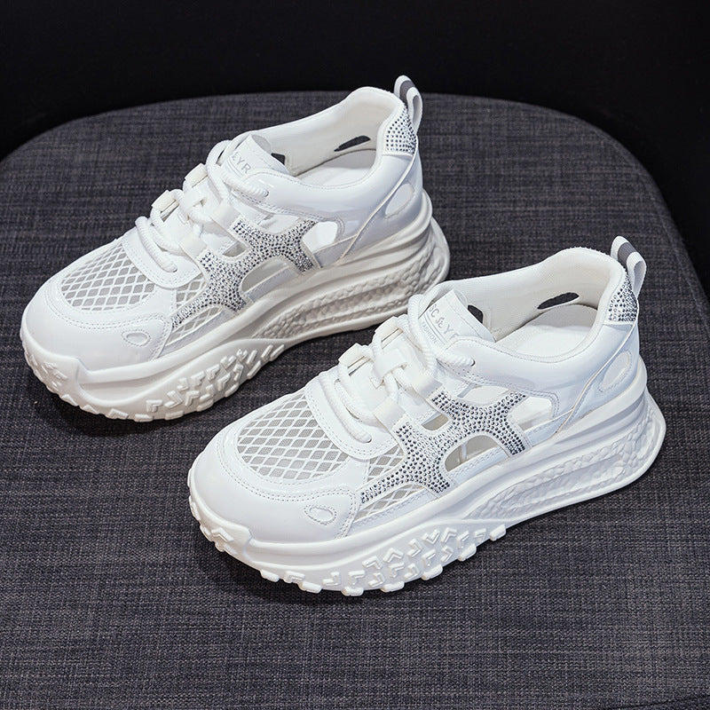 Mesh Dad Female Summer Thick Bottom Casual Shoes