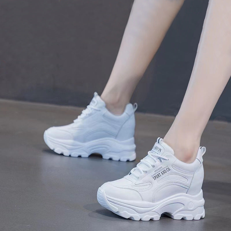 Women's Heightened Daddy Autumn Tide Thick Bottom Sports Women's Casual Shoes