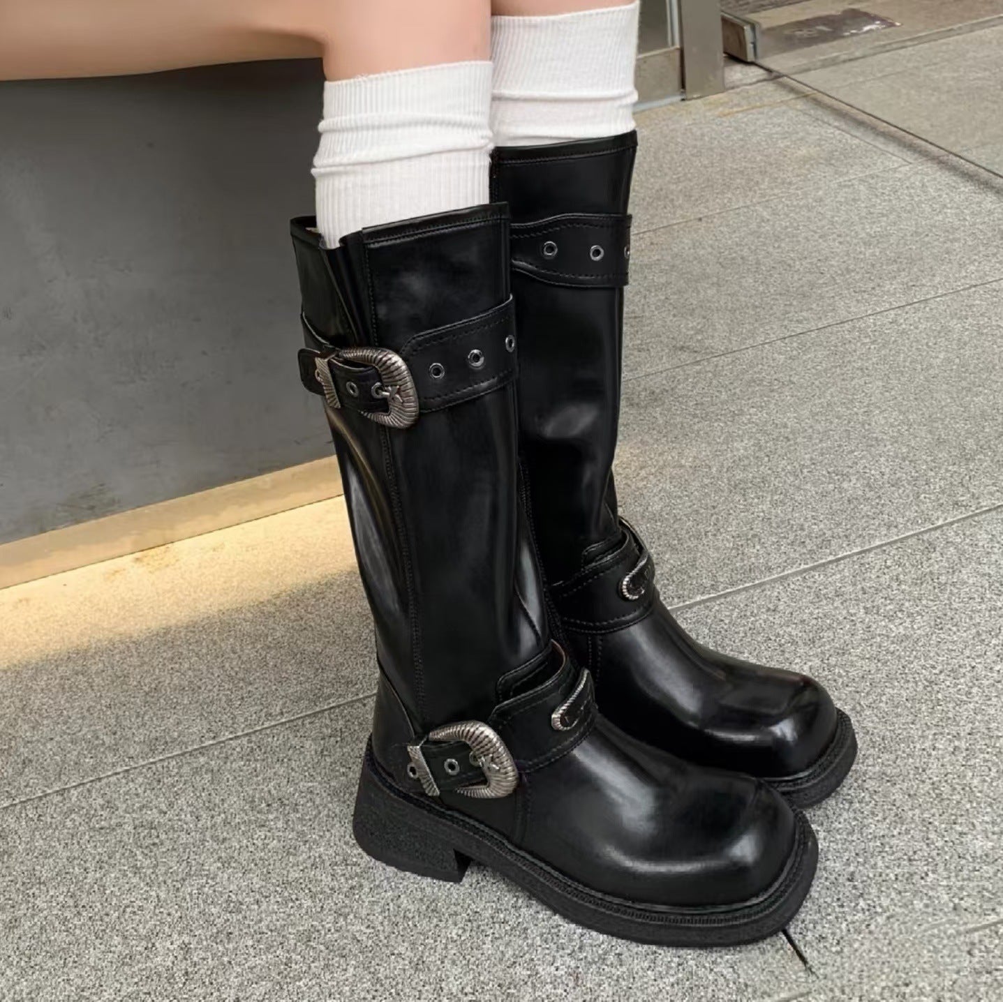 Women's Western Cowboy Summer Tall Knight Genuine Boots