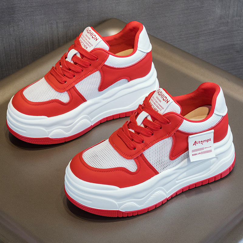 Women's Height Increasing Insole Small Summer Mesh Men's Shoes