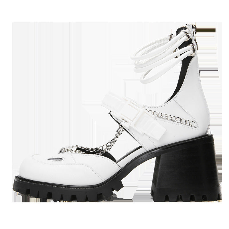 Women's Design Sense Niche Super High Chunky Heels