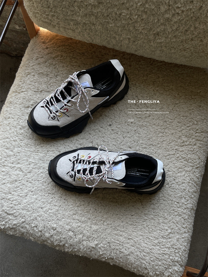 Ugly Adorable With Hiking Round Head Autumn Casual Shoes