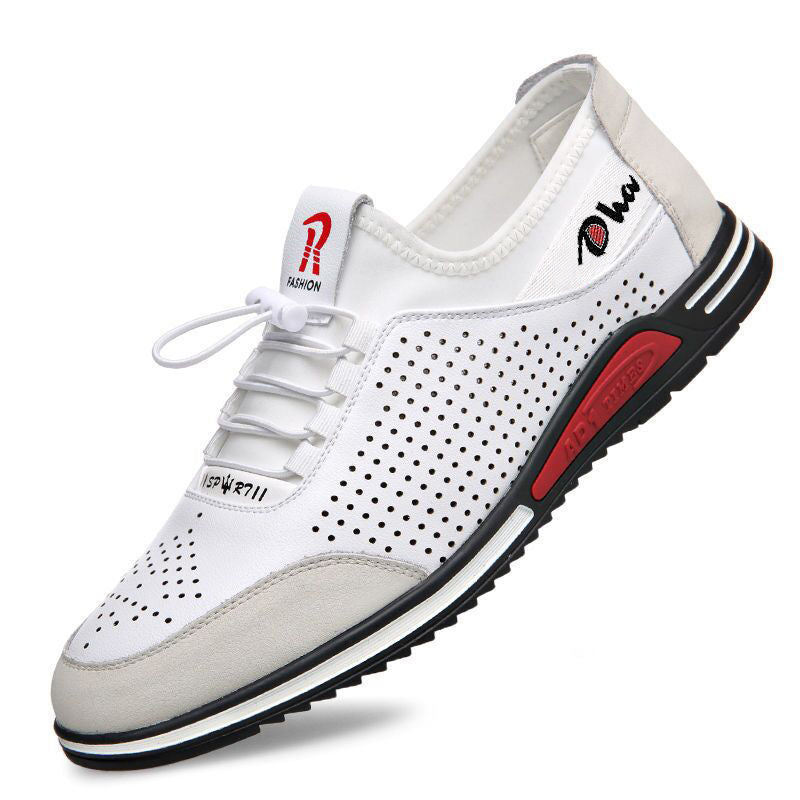 Men's Height Increasing Insole Versatile Green Fashionable Casual Shoes