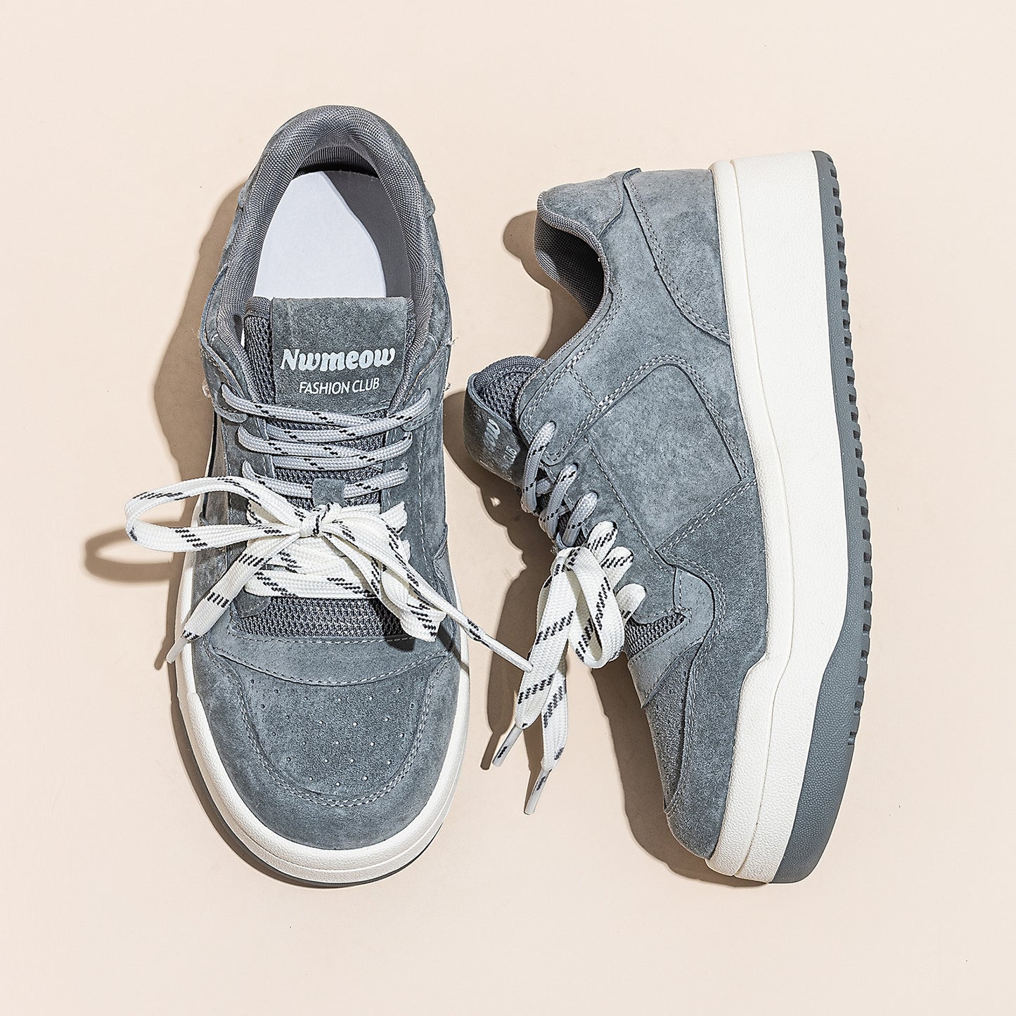 Women's Platform White Height Increasing Korean Board Casual Shoes
