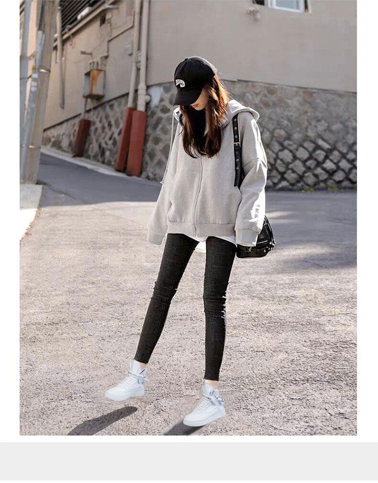 Women's Authentic Trendy White Spring Air Force Sneakers