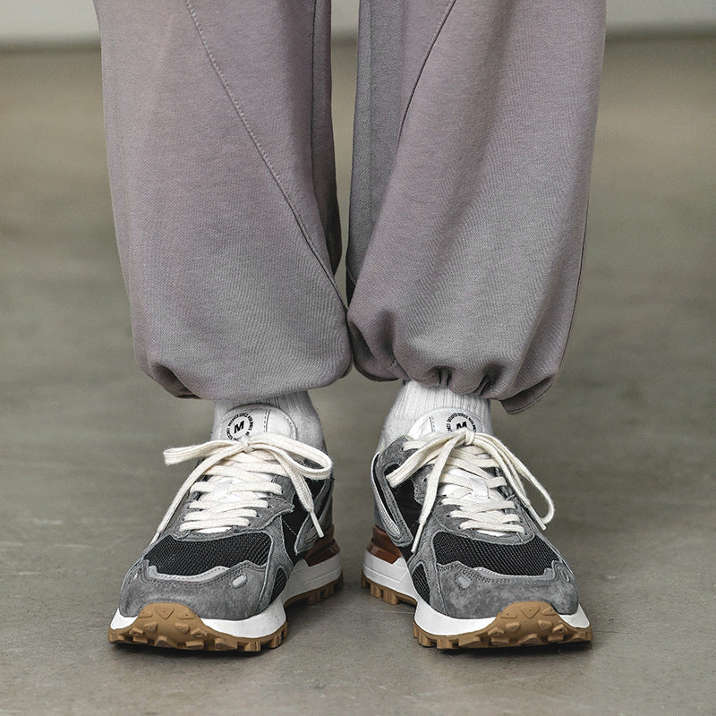 Men's Thick Bottom Retro Jogging Autumn Versatile Sneakers