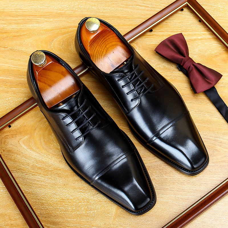 Comfortable Men's Foot British Wear Source Leather Shoes