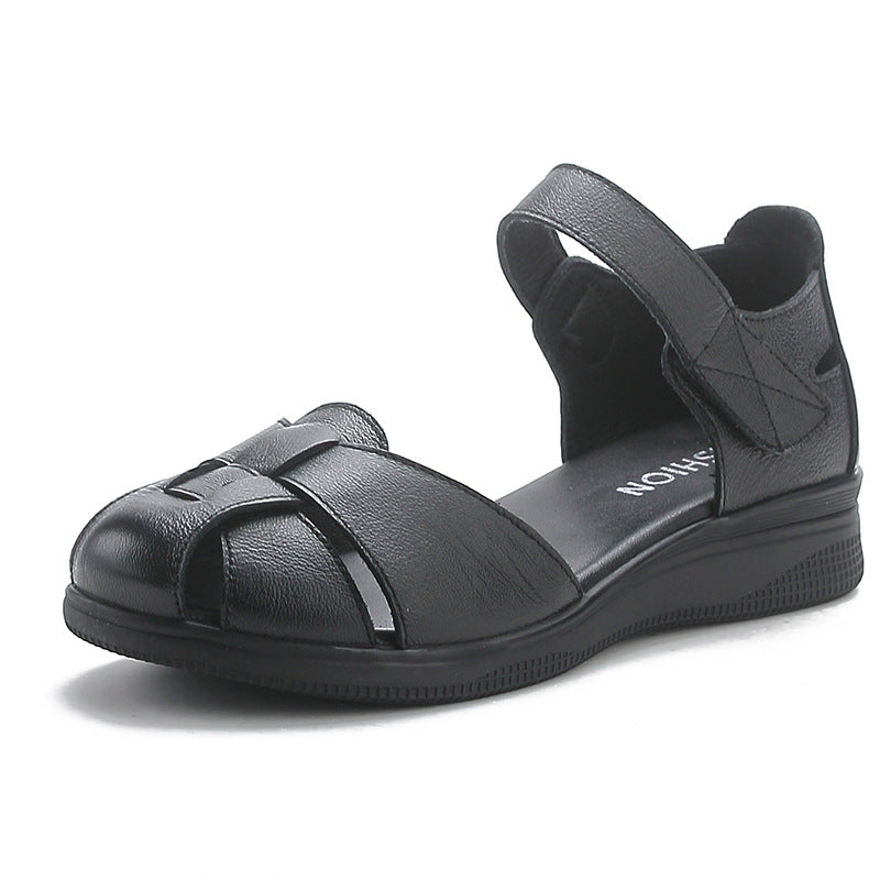 Women's Wedge Comfortable Soft Bottom Retro Mom Sandals