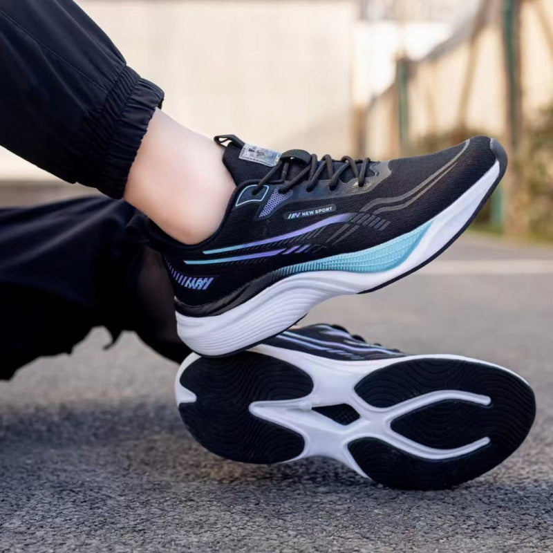 Thick Running Shock Absorption Training Breathable Sports Physical Sneakers