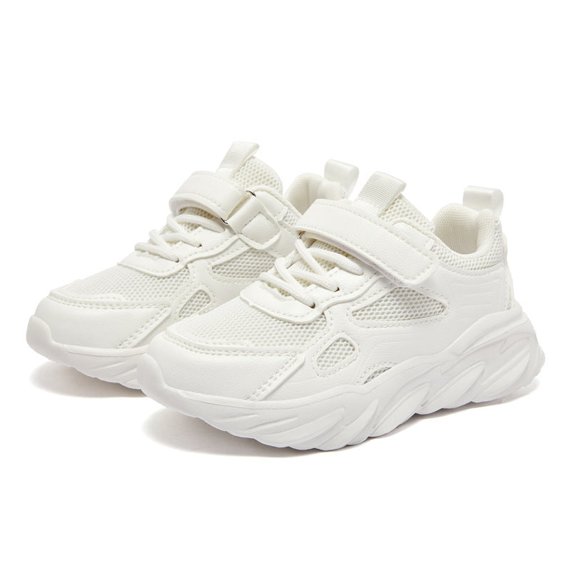 Children's Spring Boys Classic Campus Running White Kid's Sneakers