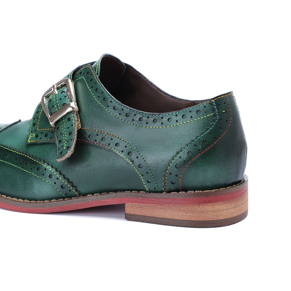 Women's Handmade Genuine Brushed Retro Comfort Flat Loafers