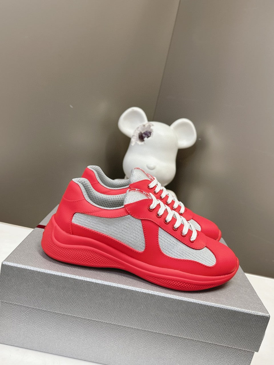 Men's P's Color Sole Genuine Fashion Flat Sneakers