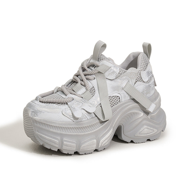 Women's Platform Dad Spring Retro Fashionable Lightweight Sneakers