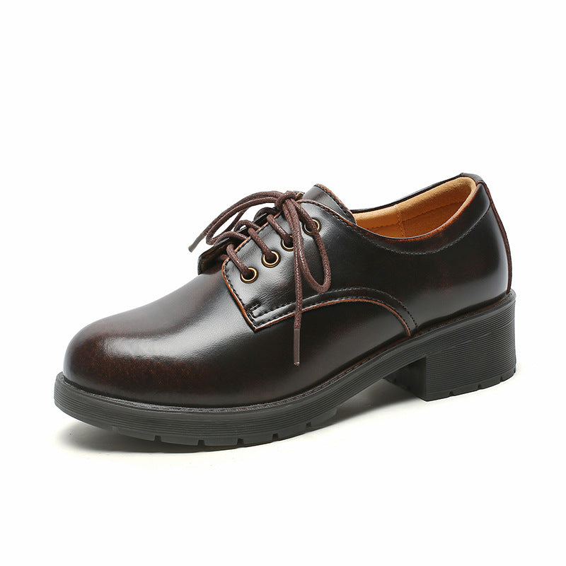 Women's Jane Summer Thin British Style Retro Leather Shoes