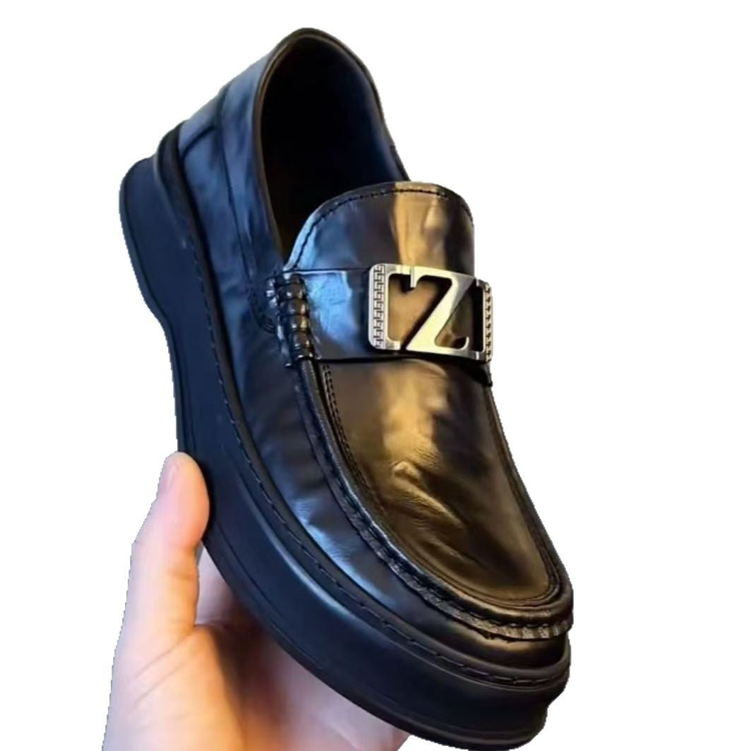 Men's Spring Genuine Doug One Pedal Platform Loafers