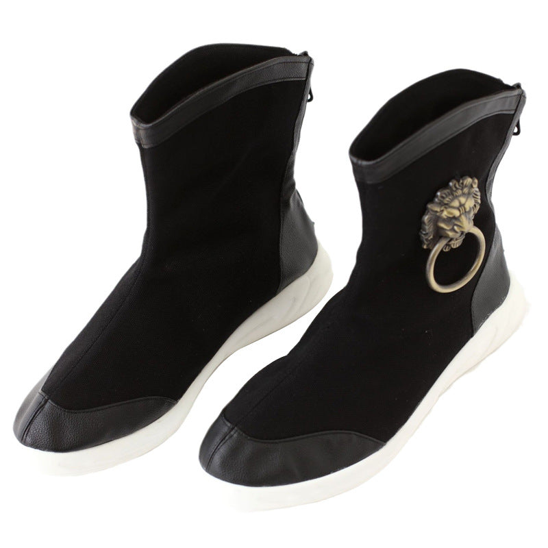 Autumn Linen Cloth Rubber Sewing Sole Canvas Shoes
