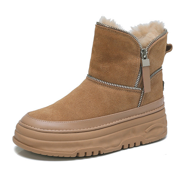 Winter Thick Veet Fashion Warm Short Snow Boots