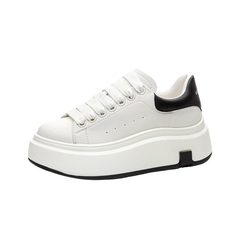 Women's Mold Muffin Skateboard Round Toe Korean Casual Shoes