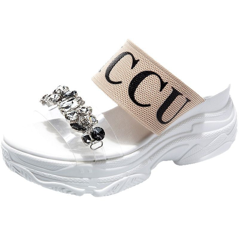 Women's Fashion French Style Summer Outdoor Height Sandals