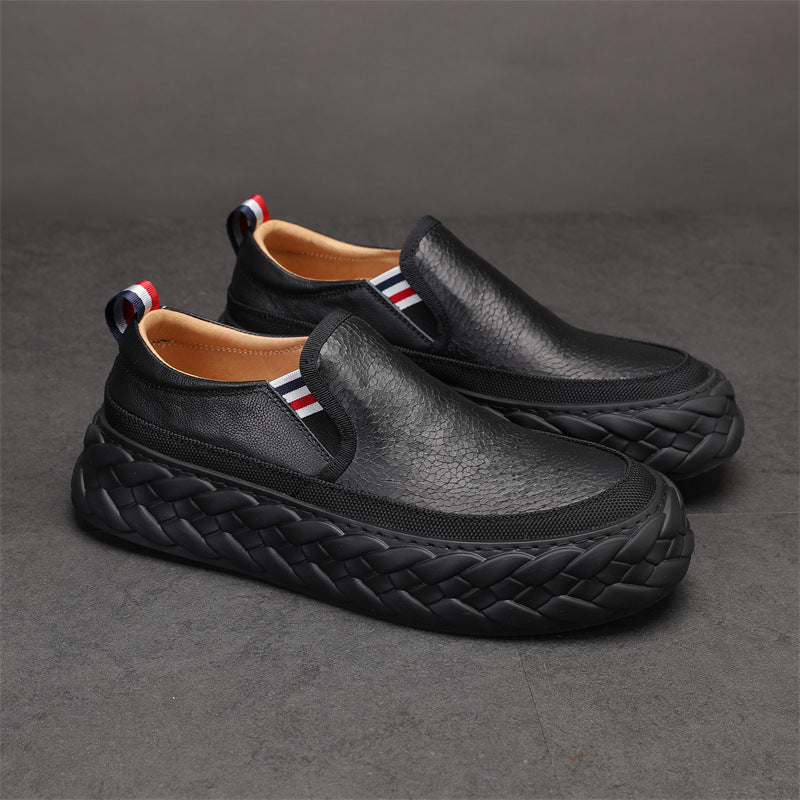 Men's Comfortable Breathable Platform Height Increasing Versatile Sneakers