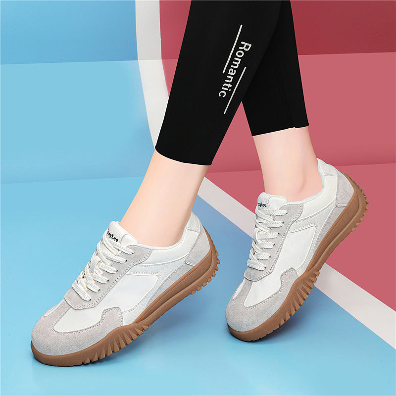 Women's Genuine Elevator German Training Thick-soled Small Sneakers