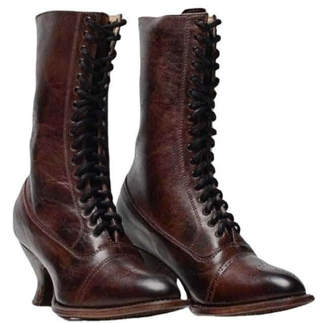 Women's Viscose Artificial Burnt Flower Front Wool Boots
