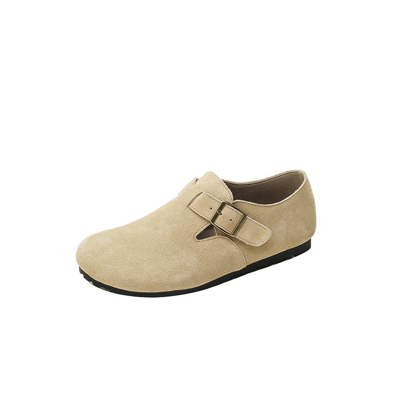 Women's Height Increasing Insole Warm Fleece-lined Slip-on Pumps Soft Casual Shoes