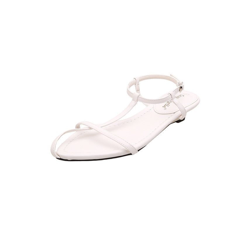 Women's Style Elegant Wedge Pointed Toe Personality High Thin Strap Heels
