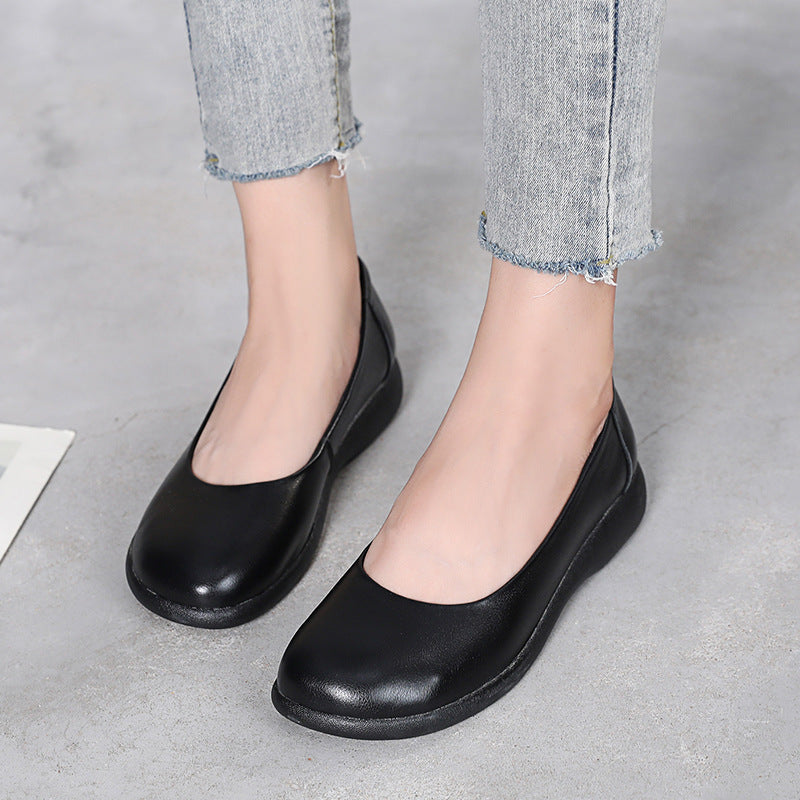 Autumn Simple Flat Oversized Lazy Slip-on Casual Shoes