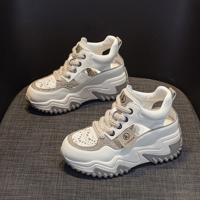 Women's Dad Summer Lightweight Height Increasing Insole Casual Shoes