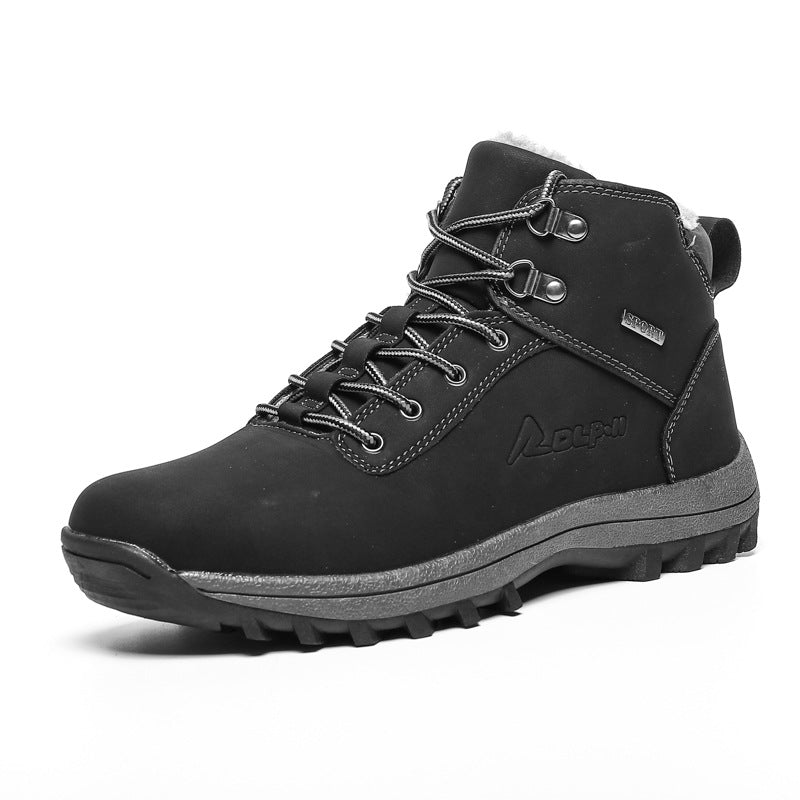Women's & Men's Winter Fleece-lined Warm Plus Size Snow Boots