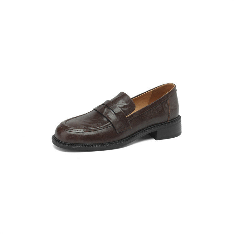 Women's Mouth Eu South Korea Chunky Small Loafers