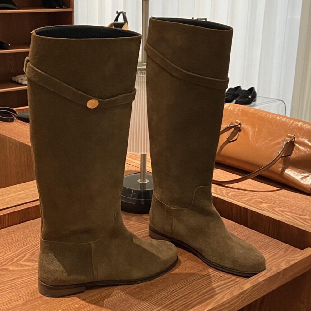 Women's Coins In Seconds Retro Chunky Thick Bottom Boots