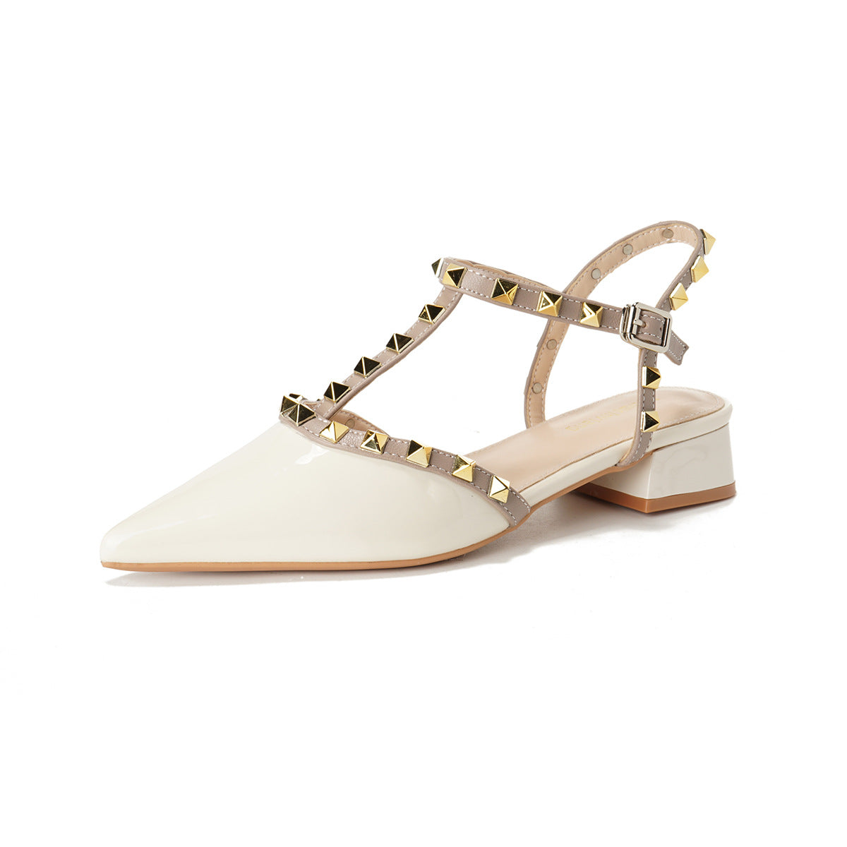 Women's Summer Outer Wear Chunky Pointed Temperament Heels