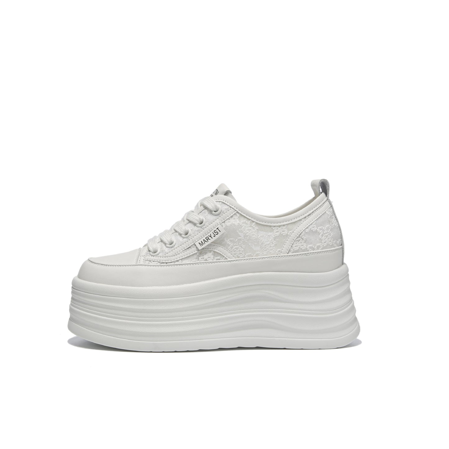 Women's Bear White Spring Thick-soled Breathable Small Casual Shoes