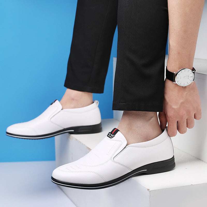Men's Spring For Old White Soft Bottom Casual Shoes