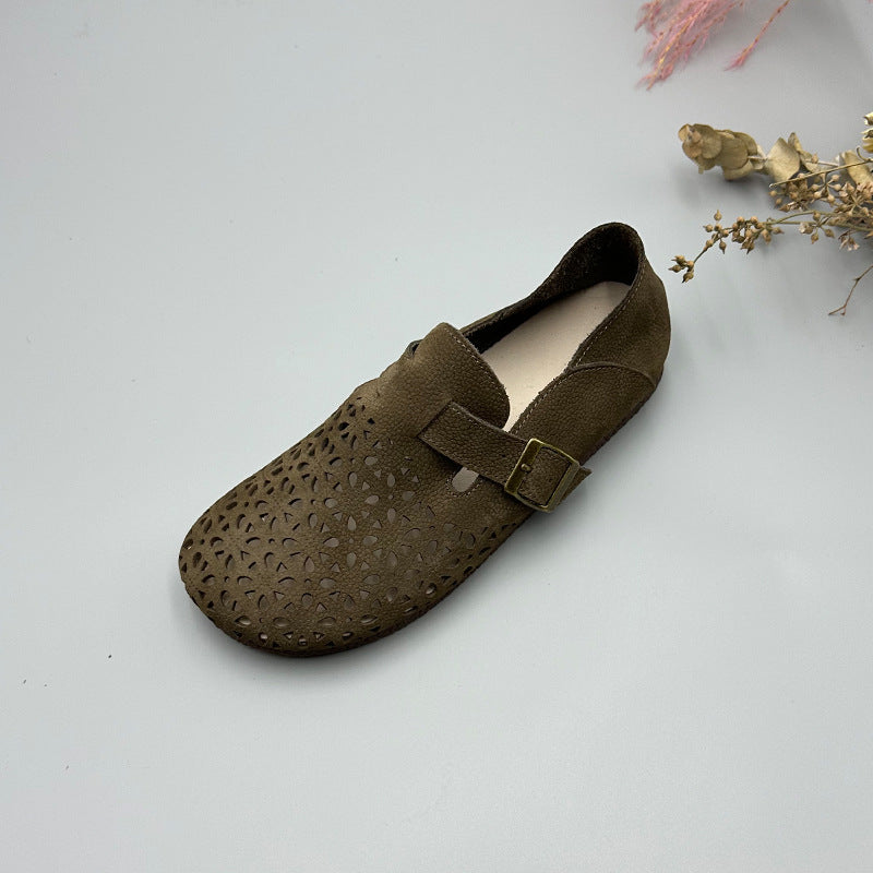 Women's Authentic Hollow Out Vintage Soft Bottom Casual Shoes