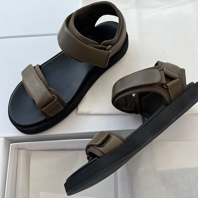 Women's Summer Velcro Platform Sports Authentic Comfortable Heels