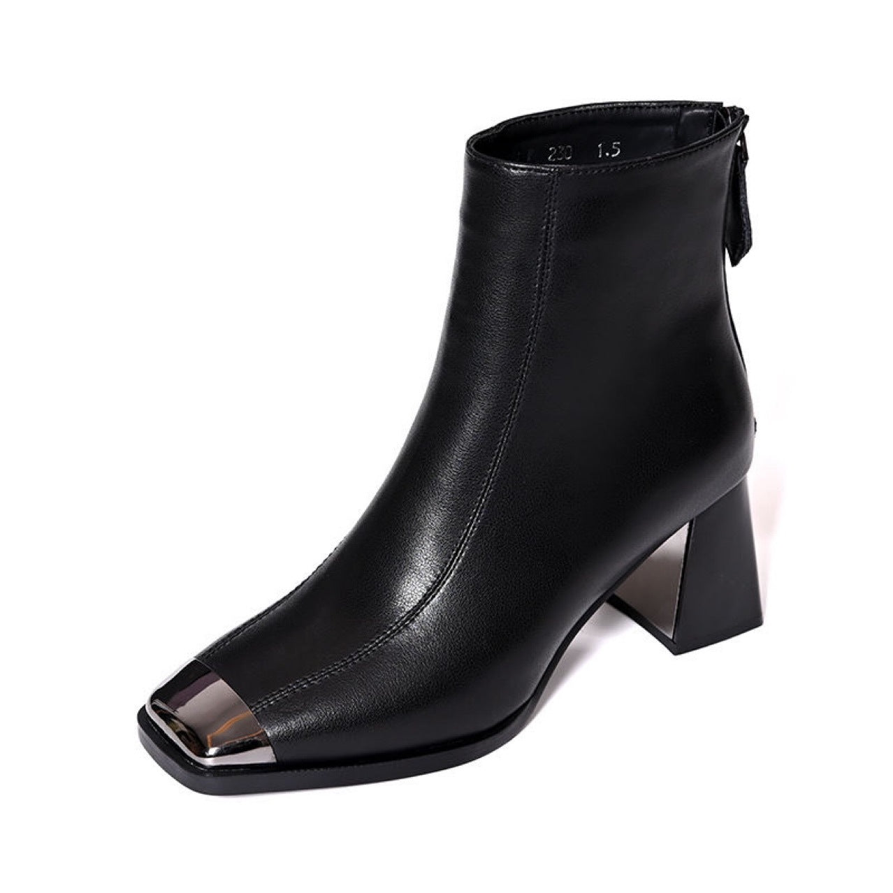 Women's High Short Female Chunky Genuine Soft Boots