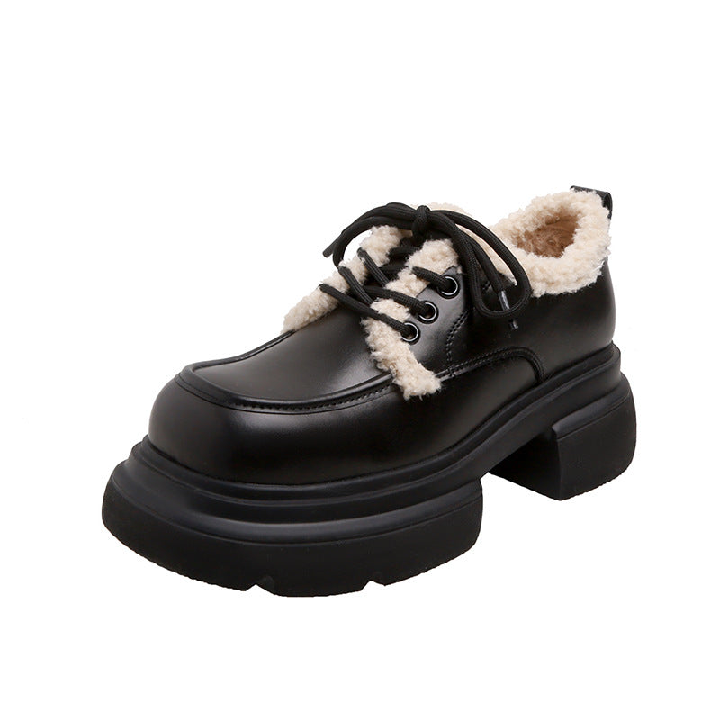 Women's Stylish Spring Front Platform Chunky Pumps Men's Shoes
