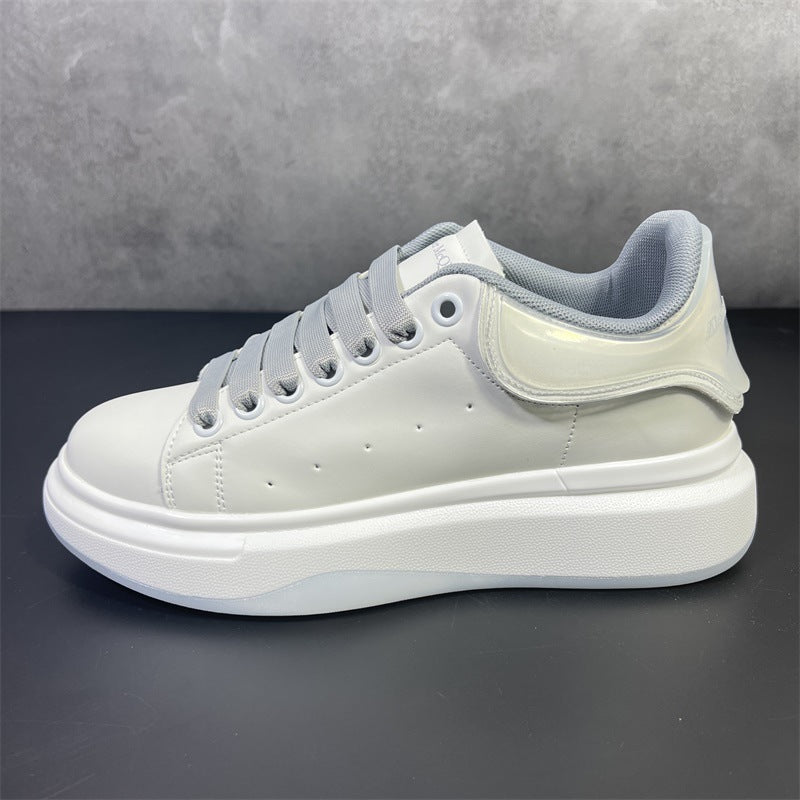 Presale Days Breathable White Thick Bottom Sneakers