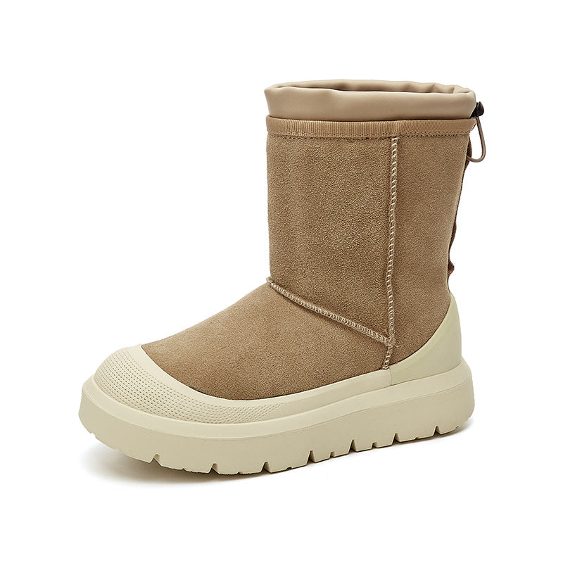 Women's & Men's Fleece-lined Warm Queen Height Increasing Fashion Sneakers
