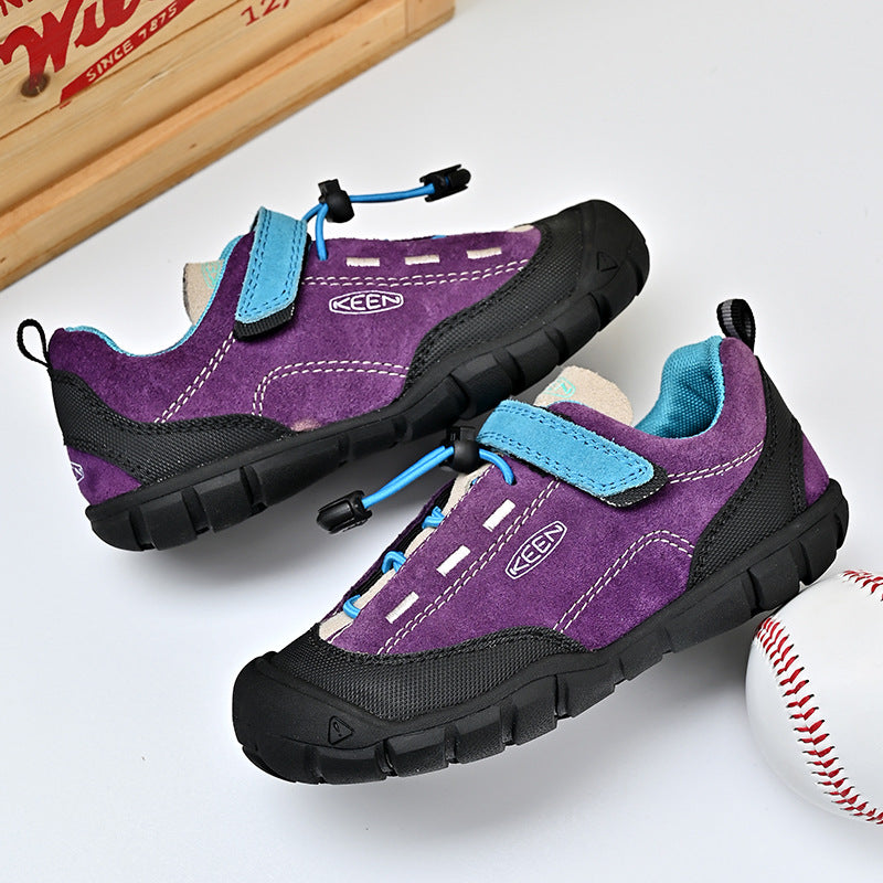 Children's Charming Cohen Outdoor Waterproof Hiking Kid's Sneakers
