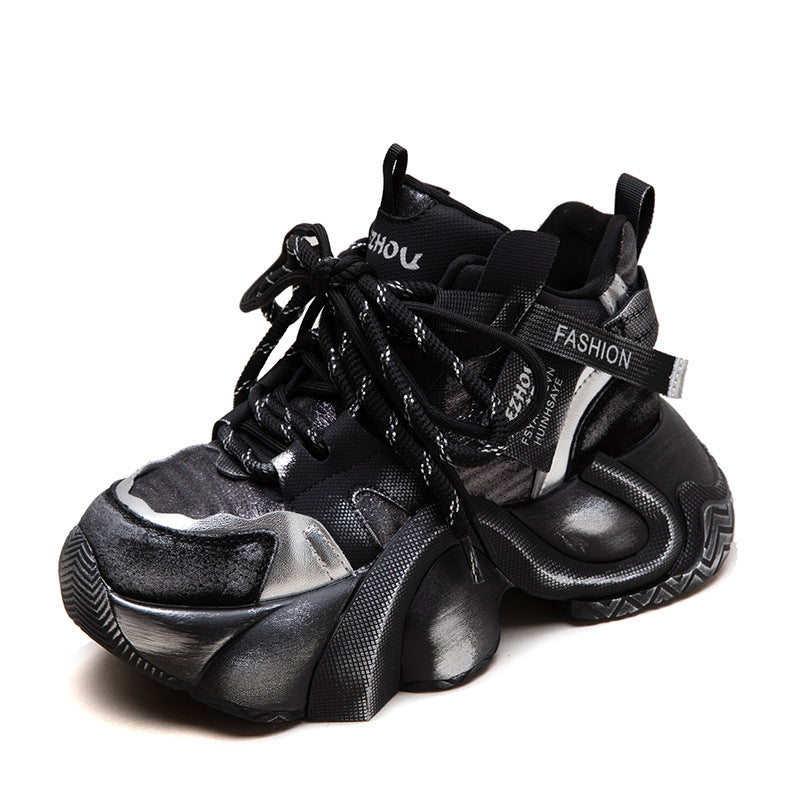Women's & Men's Retro Distressed Sports Style Polished Dad Men's Shoes
