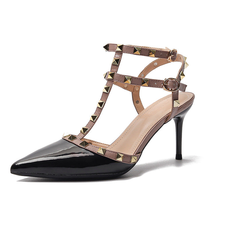 Women's Nude High Stiletto Summer Pointed Toe Heels